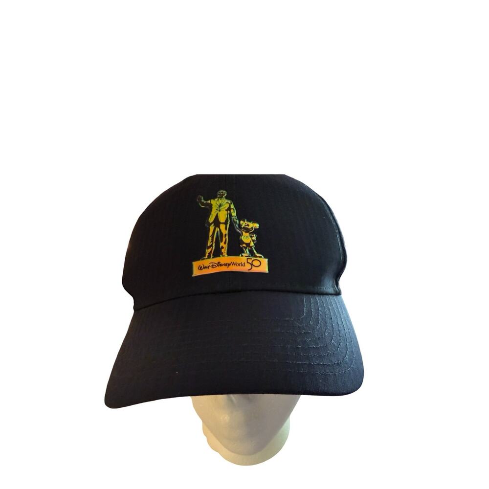 Nike x Disney Hat 50th Anniversary Navy Blue Partners Statue Adjustable Cap